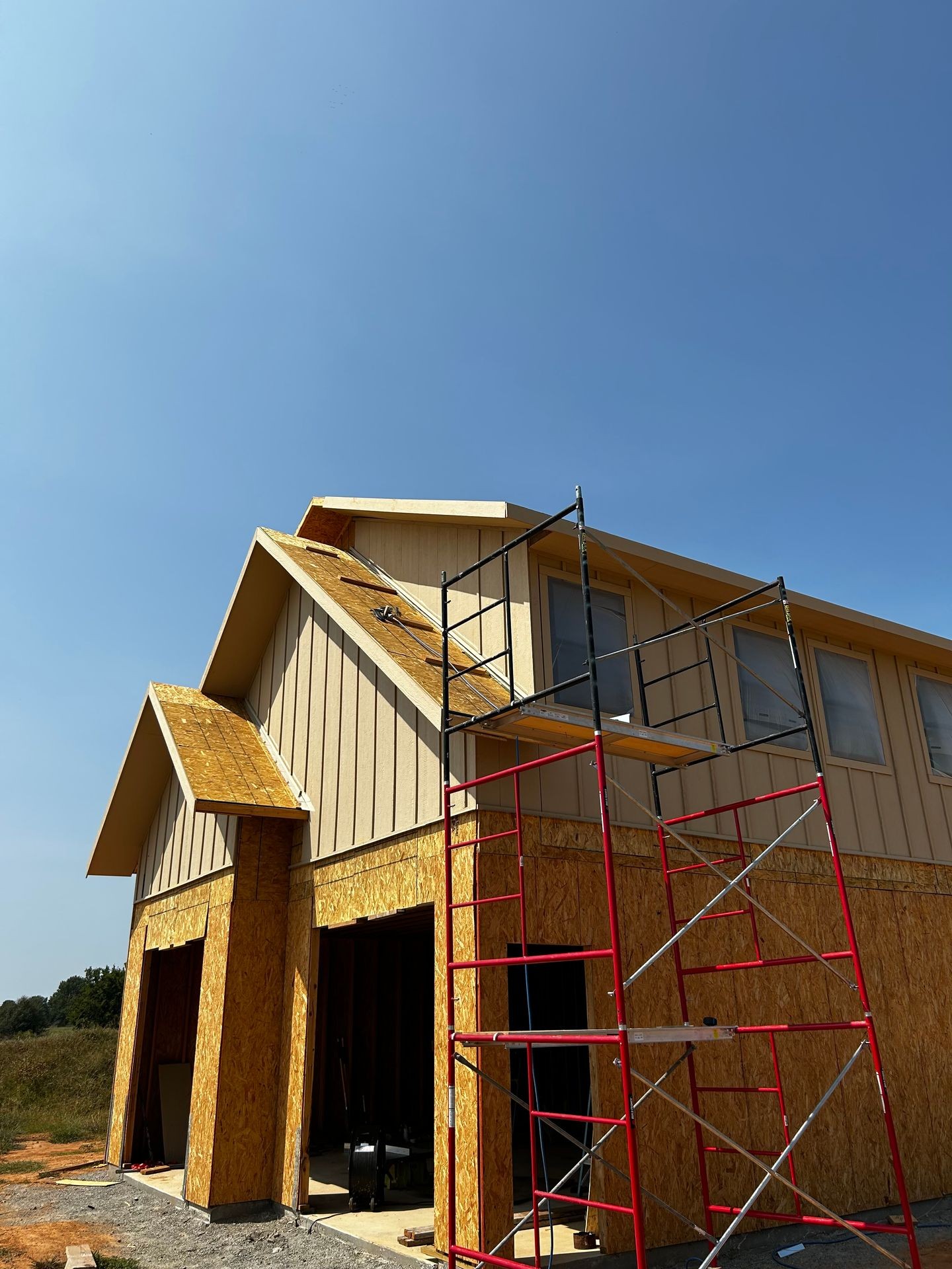 Gable roof house